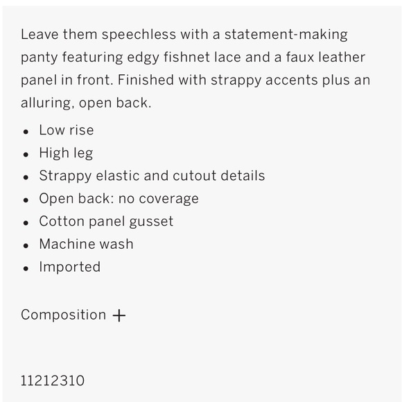 NWT SEXY strap backless panties - Picture 3 of 6